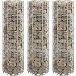 vidaXL rundt gabion-havebede 3