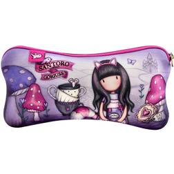 Santoro London Penalhus Gorjuss Cheshire cat Lilla (22 x 11.3 x 1 cm)