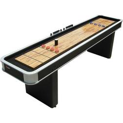 Atomic Platinum Shuffleboard Table with Pedestal Legs