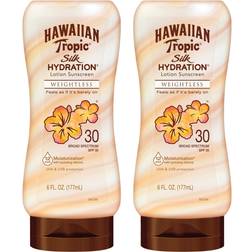 Hawaiian Tropic SPF 30 Broad Spectrum Sunscreen, Silk Hydration Weightless