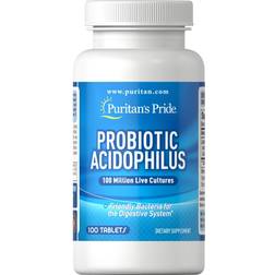 Puritan's Pride Probiotic Acidophilus 100 Capsules 100 st