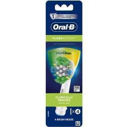 Oral-B FlossAction Replacement Electric Toothbrush Head, 4ct