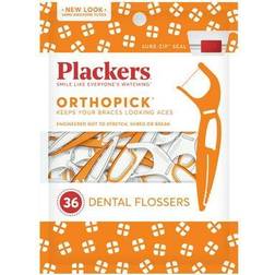 Plackers Orthopick Dental Designed Soft Fold-Out Toothpick Super Seal