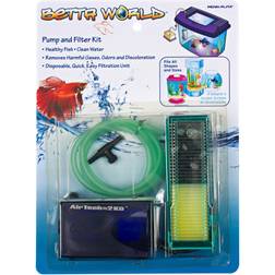 Penn Plax Small World Aquarium Air Filter Kit