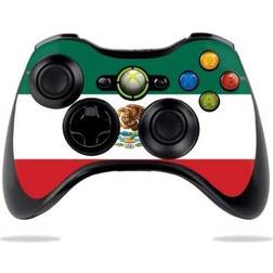 MightySkins compatible with microsoft xbox 360 controller - mexican flag protective, vinyl decal wra