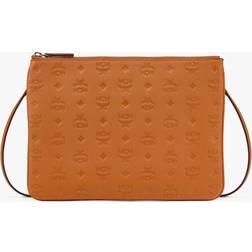 MCM Monogram Crossbody Bag - Brown