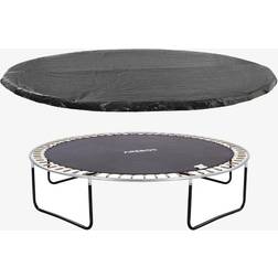 Arebos Telone per trampolino Ø 430 cm nero antistrappo e resistente ai raggi UV telone di protezione per trampolino