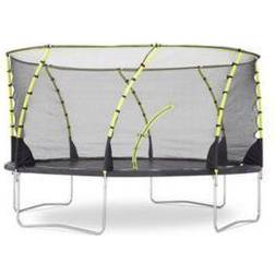 Plum Whirlwind Black & Green 14Ft Trampoline & Enclosure
