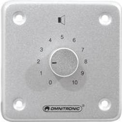 Omnitronic PA Volume Controller 10 W mono sil, PA volymreglage 10 W mono silver