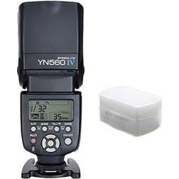 Yongnuo yn-560 iv flash speedlite for canon nikon pentax olympus dslr cameras with eachshot diffuser