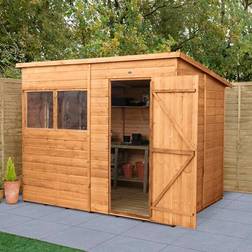 Forest Garden Shiplap DipTreat Apex Shed 8x6 (Building Area )