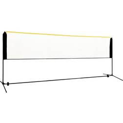 vidaXL Red De Bádminton Ajustable Metal 400x103x94-158 cm