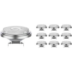 Noxion Fordelspakke 10x LED spot G53 AR111 7.4W 450lm 40D 927 ekstra varm hvid bedste farvegengivelse dæmpbar erstatter 50W