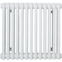 B&Q Acova White 3 Column W628mm X H500mm