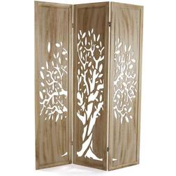 Versa Folding screen Arbol Wood (170 x 40 cm)