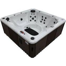 Hot Tub Spa Company Victoria 7 Person Hot Tub Chocolate