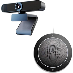 Project Telecom Advanced Level HD 1080P Webcam USB Speakerphone Bundle Package