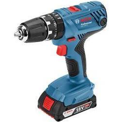 Bosch GSB 18V-21 Professional Combi Drill (2 x 1.5Ah Batteries) in Case