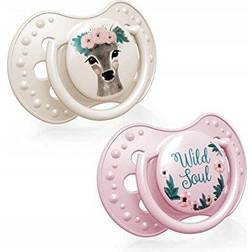 Lovi Wild Soul 6-18m chupete Girl 2 ud