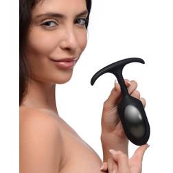 XR Brands Heavy Hitters Large Viktad Buttplug Svart
