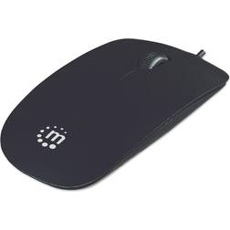 Manhattan Optische Slim Mouse Schwarz