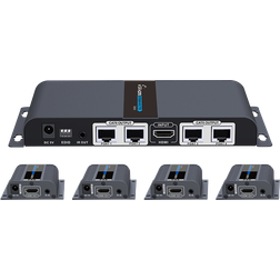 DELTACOIMP 1X4 HDMI Extender Splitter