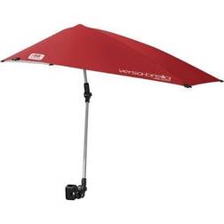 SKLZ Sport-Brella Versa-Brella 4-Way Swiveling Sun Umbrella (Firebrick Red, Regular