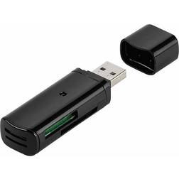 Vivanco IT-USBCR lector de tarjeta USB 2.0 Negro