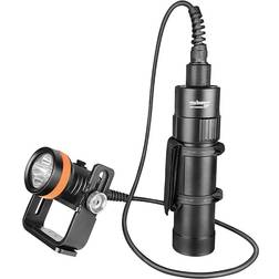 Orcatorch Diving Led Flashlight Schwarz 4000 Lumens