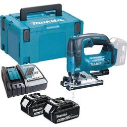 Makita JIGSAW 18V 2 x 5.0Ah LI-ION BRUSHLESS CASE MAKPAC DJV182RTJ
