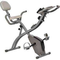 Homcom 2 in 1 Upright Exercise Bike, Grey