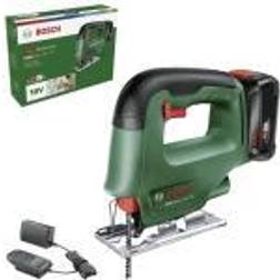 Bosch Home and Garden EasySaw 18V-70 Batteridrevet stiksav inkl. batteri, Inkl. oplader 18 V 2.0 Ah