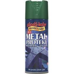 Plasti-Kote Metal Protekt Spray Forest Green 400ml PKT1296