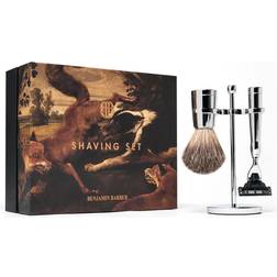 Benjamin Barber Rasierset Chrom Gillette Mach3