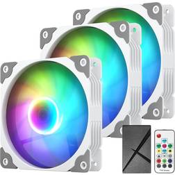 Vetroo 3 Pack 120mm ARGB & PWM Case Cooling Fans