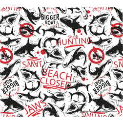 Jaws Beach Closed Gaming Mouse Mat