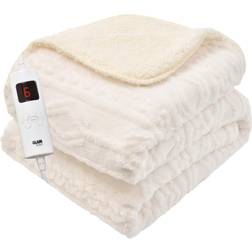 GlamHaus GlamHaus Electirc Heated Blankets White