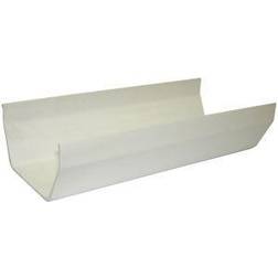 FloPlast White FloPlast 114mm Square Line Gutter
