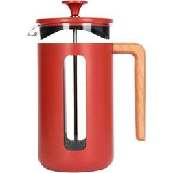 La Cafetière Pisa Huit Tasses Rouge Coffret Cadeau