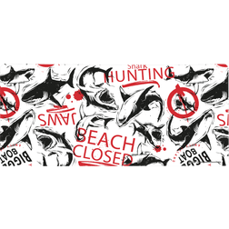 Jaws Beach Closed Mouse Mat