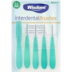 Wisdom Medium Green Interdental Brushes 0.80Mm