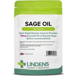 Lindens Sage 50Mg Essential Oil 100 pcs