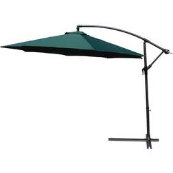 KCT Green Parasol KCT 3m Large Garden Cantilever Parasol
