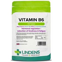 Lindens + Nutrition Vitamin B6 100 st
