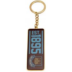 West Ham United FC Established Keyring