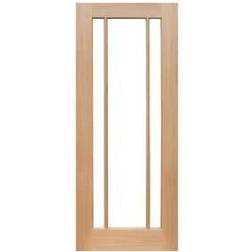 Wickes York Glazed Oak Veneer 3 Interior Door (x)