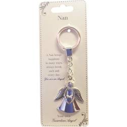Xpressions Nan Guardian Angel Keyring With Gemstone Sentimental Gift Idea Her