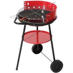 BigBuy Outdoor Barbacoa 44 x 73 cm Rojo/Negro