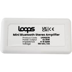 Loops 30W Wireless Bluetooth Stereo Amplifier Audio Receiver Sound System 10M Minimum