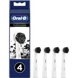 Oral-B Pure Clean Charcoal Brush Heads 4-pack